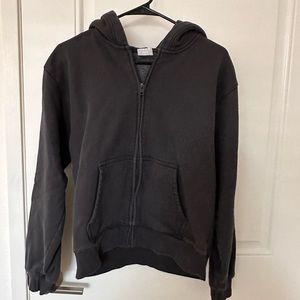 Aritzia TNA Cozy Fleece Perfect Fit Zip up Hoodie